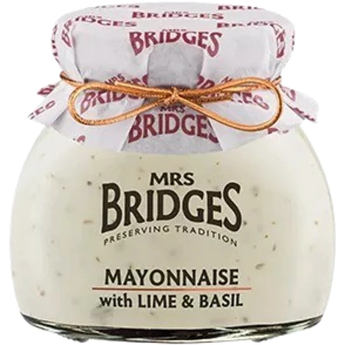 Майонез Mrs Bridges з лимоном та базиліком 180 г (637793018235)