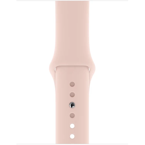 Apple Watch Series 5 40mm GPS Gold Aluminum Case with Pink Sand Sport Band (MWV72): Екран OLED LTPO (1000 кд / м²) з технологіями Retina і Force Touch / захисне скло Ion-X підвищеної міцност
