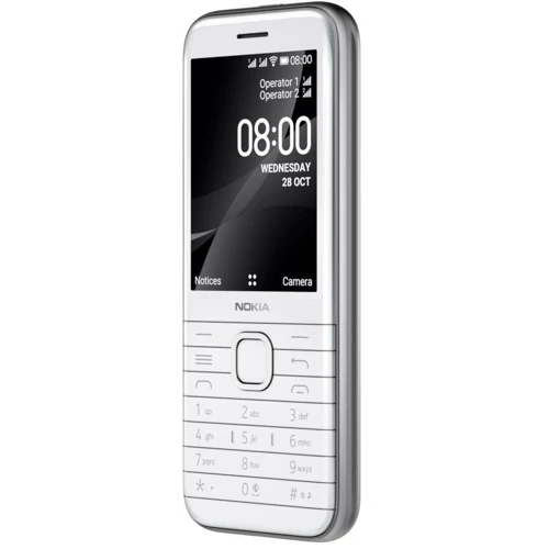 Мобильный телефон Nokia 8000 4G White (UA UCRF): Оперативная память 512 МБ