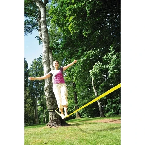 Степ платформа и балансировочная платформа Hudora Slackline лента 13 м (76656) (3709): Вид Балансировочная платформа