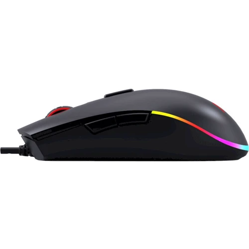 Мышь AOC GM500 RGB USB Black (GM500DRBE): Эргономика для правой руки