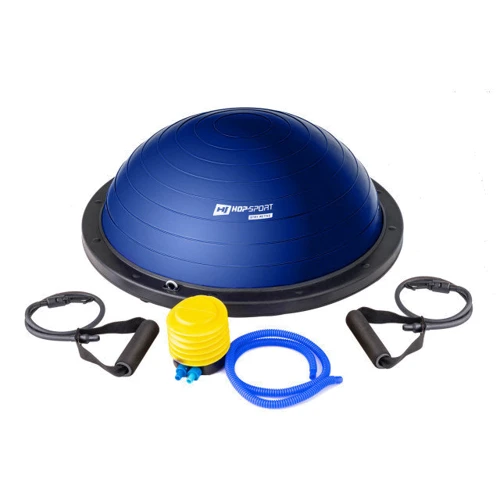 Степ та балансувальна платформа Hop-Sport Bosu синя (HS-L058)