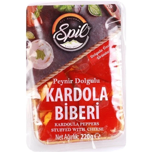 Маринованный перец Spilo кардола с брынзой 220 г (8680331340024)