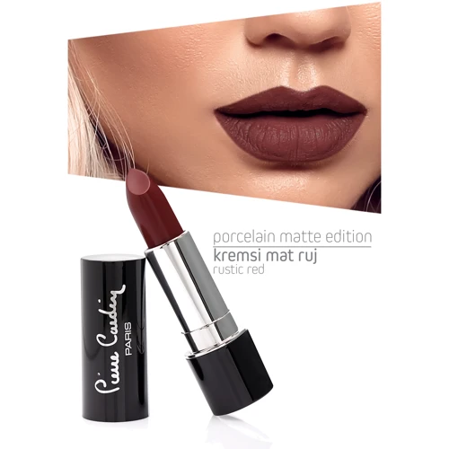 Pierre Cardin Porcelain Matte Edition Lipstick № 209 Rustic Red Помада для губ 4 g: Тип помады Помада-стик