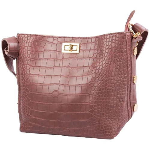 Женская сумка-мешок Valiria Fashion темно-розовая (4DETBI51030-13): Материал Искусственная кожа