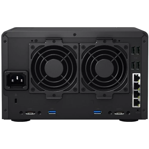 Сетевой накопитель (NAS) Synology DS1513+: LAN 2 порта Gigabit Ethernet (10/100/1000 Мбит/с)