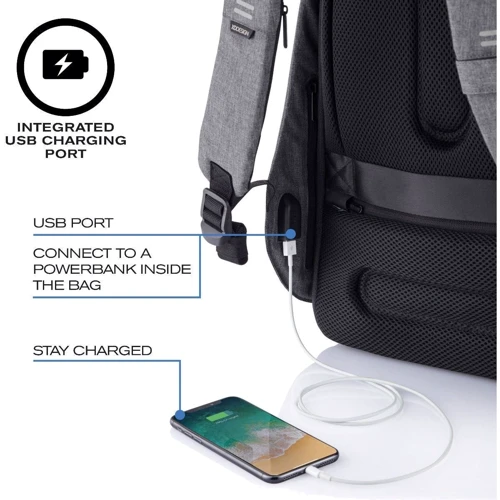XD Design Bobby Hero XL Backpack Grey (P705.712) for MacBook Pro 15-16" фото 17