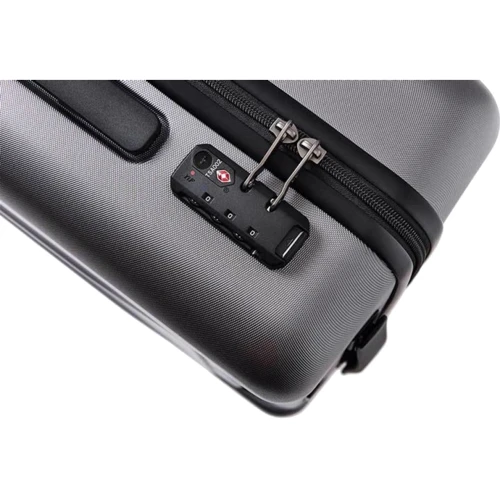 Чемодан RunMi Xiaomi Ninetygo 1A Suitcase 26 черный (6971732583533): Материал Поликарбонат/Алюминиевое волокно