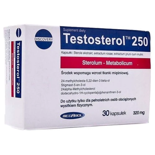 

Megabol Testosterol 250 mg / 30 caps / 30 serving
