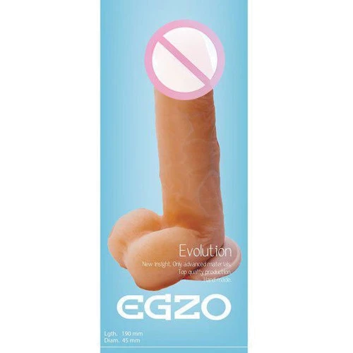 Фаллоимитатор на присоске Egzo G1230 19x4.5 см