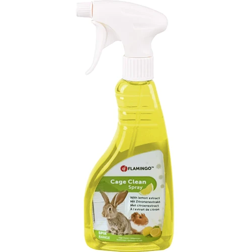 Спрей для очищення клітин гризунів Flamingo Clean Spray Lemon з запахом лимона 0.5 л