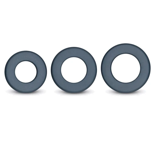 Набор эрекционных колец Boners 3-Piece Hefty Cock Ring Set