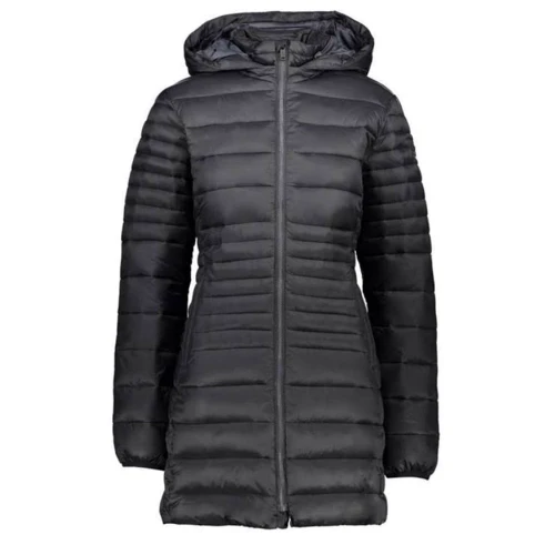 Куртка CMP Woman Parka Snaps Hood 30K3676-U901 44 (36) черная демисезон с капюшоном