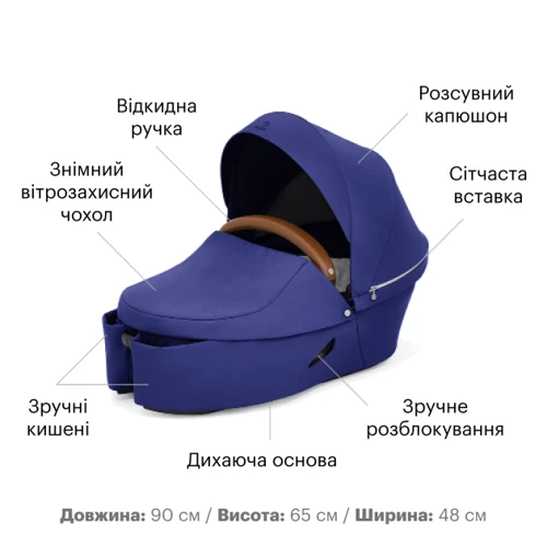 Люлька-переноска Stokke к коляске Xplory X Royal Blue (572103) фото 6