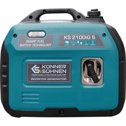 Генератор инверторный газобензиновый Konner&Sohnen KS 2100IGS: Количество фаз 1