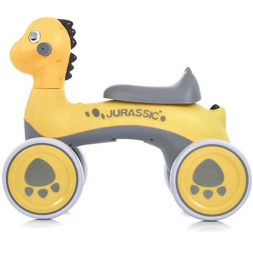 Каталка-толокар Bambi Jurassic жовтий (M 5853E-6)