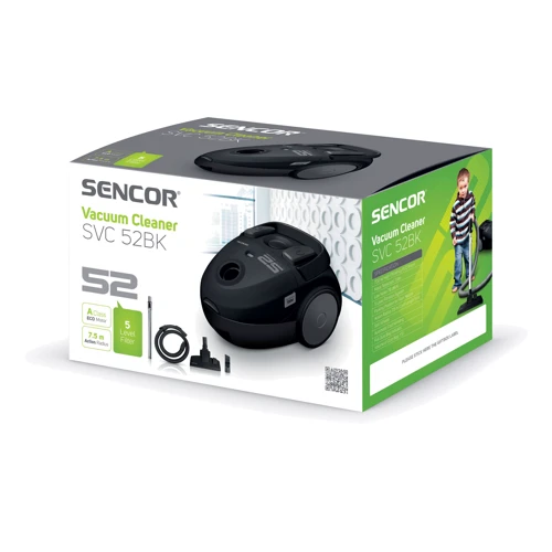 Пылесос Sencor SVC 52BK: Тип пылесоса классический (для сухой уборки)