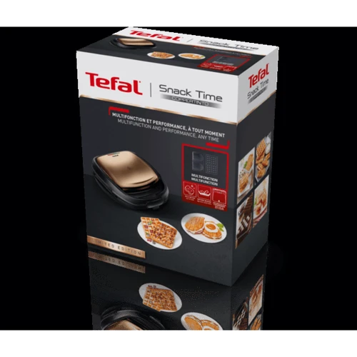 Tefal Coppertinto SW341G10: Съемные пластины Для сэндвичей, Для вафель