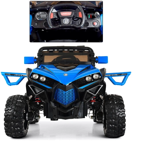 Детский электромобиль Джип Bambi Racer, синий (M 3804EBLR-4): Максимальная скорость, км/ч 8