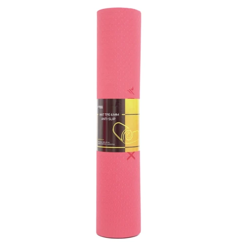 Коврик для фитнеса Cornix TPE 183 x 61 x 0.6 cм для йоги и фитнеса XR-0006 Red/Black