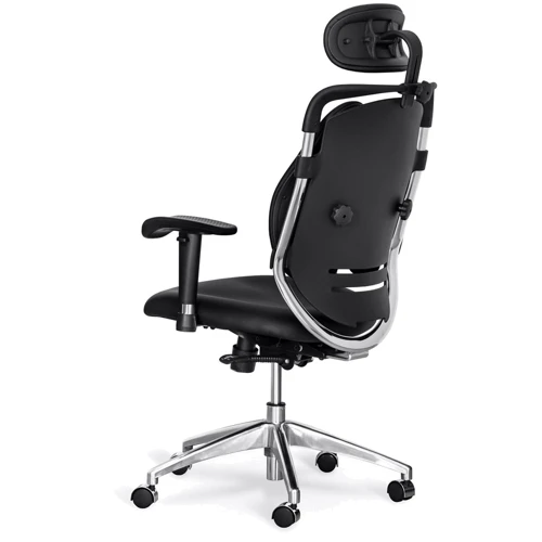 Офісне крісло Mealux Mentor Duo Black (Y-550 KB Duo): Оснащення С колесиками, Подголовник, Ортопедические, С крестовиной