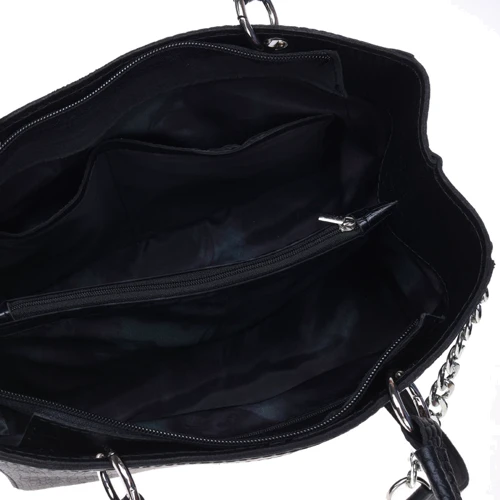 Женская сумка тоут Ricco Grande черная (1l797rep-black) фото 10