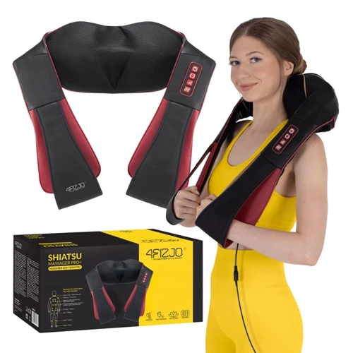Массажер 4FIZJO Shiatsu Pro+ Black/Red (4FJ0565)