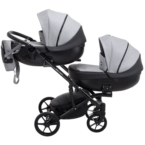 Коляска 2 в 1 для двойни Bair Next DUO Soft 10 Серый (625793): Тип коляски Коляска для двойни