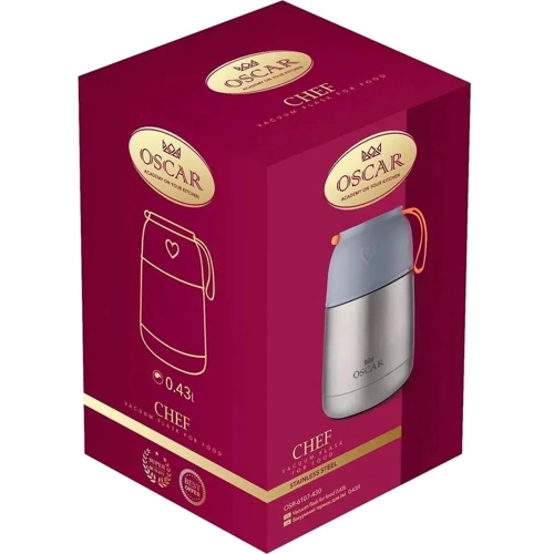 Термос OSCAR Chef 430 мл (OSR-6107-430): Крышка крышка-чашка