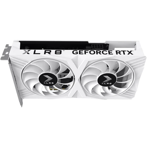 Видеокарта PNY GeForce RTX 4060 8GB OC XLR8 VERTO DF White Edition (VCG40608DFWXPB1-O): Разрядность шины памяти, бит 128
