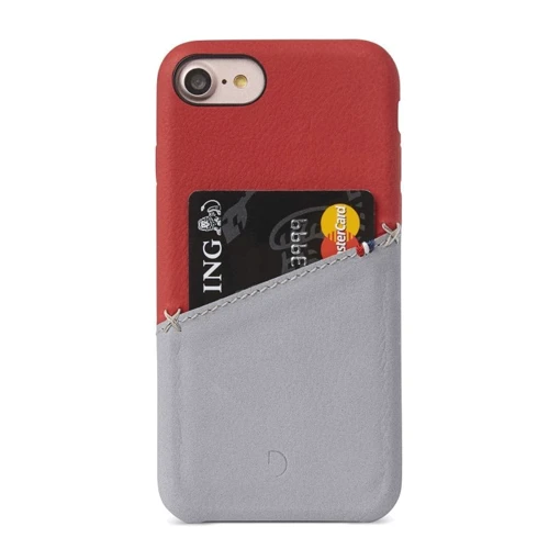 Чехол для iPhone Decoded Leather Red/Grey (DA6IPO7SO1RDGY) for iPhone SE 2020/iPhone 8/iPhone 7