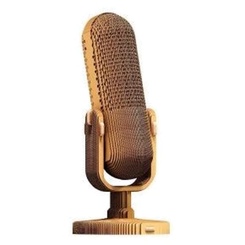 Картонный конструктор Cartonic 3D Puzzle Microphone