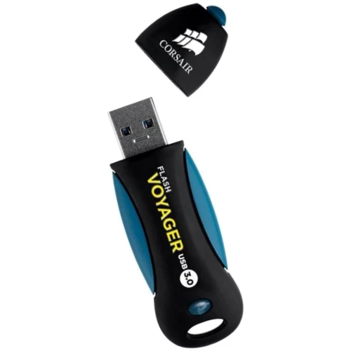 USB-флешка Corsair 128GB Voyager USB 3.0 Black/Blue (CMFVY3A-128GB): Стандарт USB USB 3.0