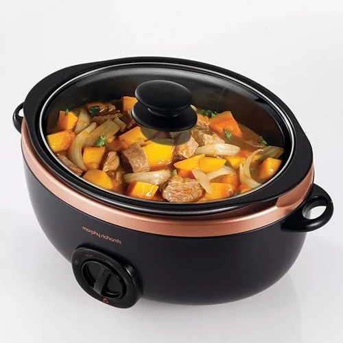 Медленноварка Morphy Richards Electric Slow Cooker 461016: Цвет черный
