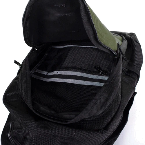 Чоловічий рюкзак Onepolar зелений (W919-green): Застібка Молния