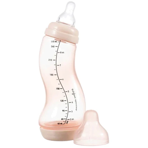 Антиколиковая бутылочка для кормления Difrax S-bottle Natural с силиконовой соской 250 мл Blossom (706 Blossom)