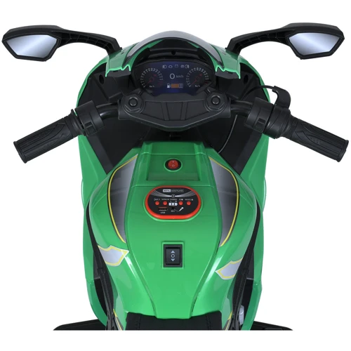 Дитячий триколісний електромотоцикл Bambi 70W зелений (M 5806EL-5)