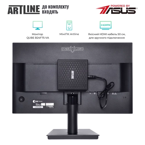 Персональний комп'ютер (ПК) ARTLINE Business B14 (B14v08Win+B24F75-VA): Об'єм накопичувача 240 ГБ SSD