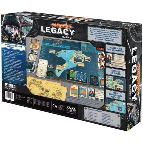 Настольная игра Z-Man Games Pandemic: Legacy - Season 2 (Black Version) EN НА АНГЛИЙСКОМ ЯЗЫКЕ: Производитель Z-Man Games