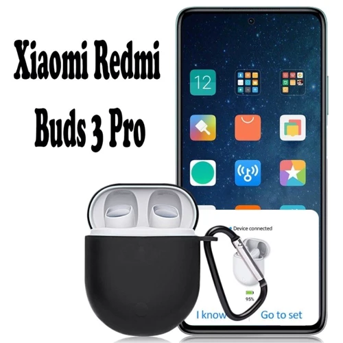 Чехол для наушников BeCover Silicon Black (707461) for Xiaomi Redmi Buds 3 Pro: Совместимость Xiaomi Redmi Buds 3 Pro