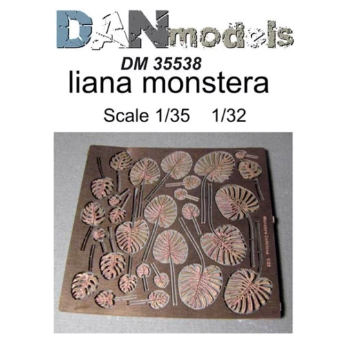 Фототравлення DAN models Ліана монстера DAN35538