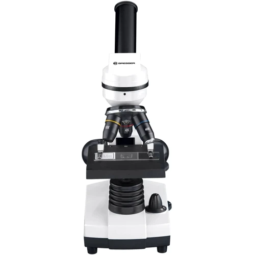 Мікроскоп Bresser Junior Biolux SEL 40x-1600x White з кейсом та адаптером для смартфона (8855610GYE000): Особливості С подсветкой, Питание от батареек