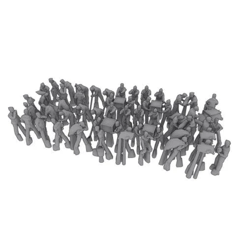 Набір фігурок Northstar Models Німецькі фігури, набір 3, II МВ (смола) (NSA700511)