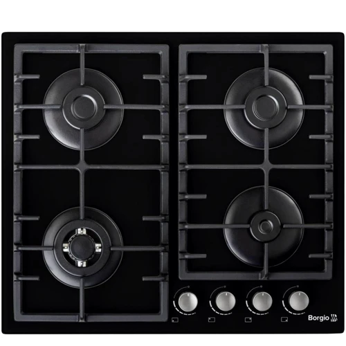 Варочная поверхность газовая Borgio 6192-15 (Black Glass) FFD