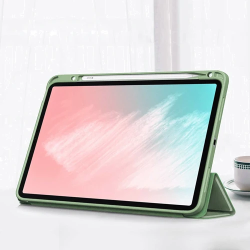 Аксессуар для iPad BeCover Smart Case with Apple Pencil mount Green (707528) for iPad Pro 11" (2020-2021): Материал искусственная кожа