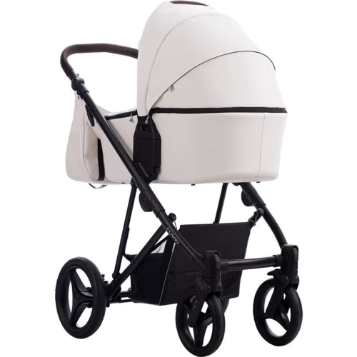 Детская коляска 2 в 1 Bebetto Flavio PRO 01 white, 100% Эко-кожа, (503.12.21.P01): Количество блоков 2