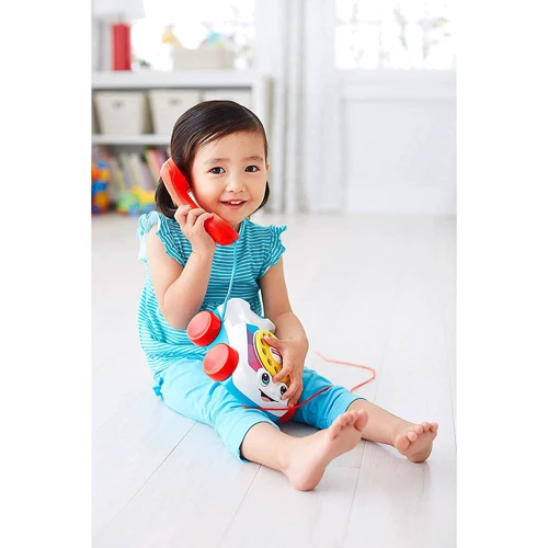 Іграшка-каталка Fisher-Price Веселий телефон (FGW66): Призначення іграшки Цветовое восприятие, Мелкая моторика, Музыкальное восприятие