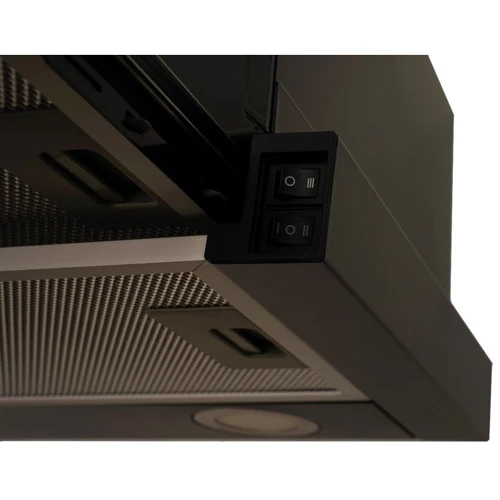 Вытяжка Ventolux Garda 60 BK 700 Led: Управление Тактовое