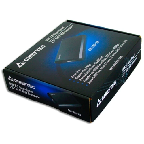 Аксесуар для накопичувача Chieftec CEB-2511-U3 Black фото 2