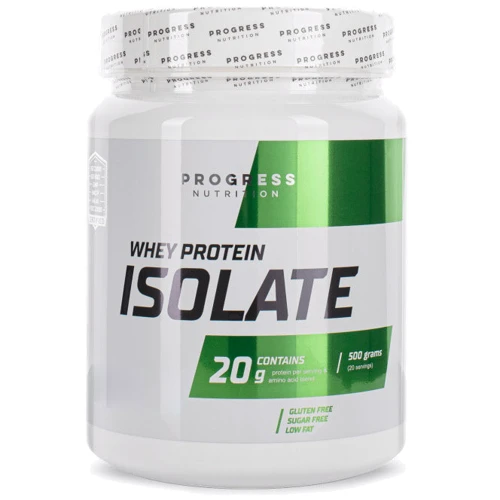 Протеин Progress Nutrition Whey Protein Isolate 500 g /20 servings/ Strawberry